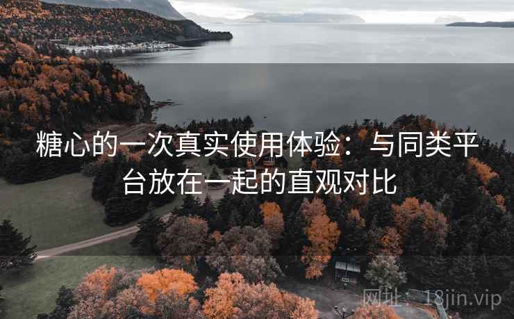 糖心的一次真实使用体验:与同类平台放在一起的直观对比