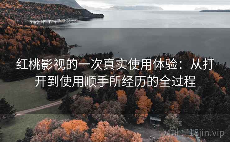 红桃影视的一次真实使用体验:从打开到使用顺手所经历的全过程