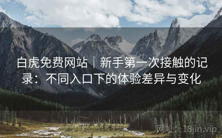 白虎免费网站｜新手第一次接触的记录：不同入口下的体验差异与变化