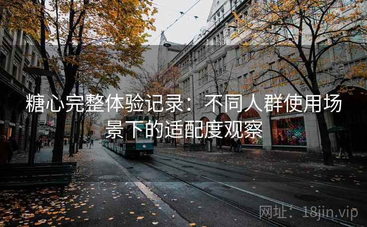 糖心完整体验记录：不同人群使用场景下的适配度观察