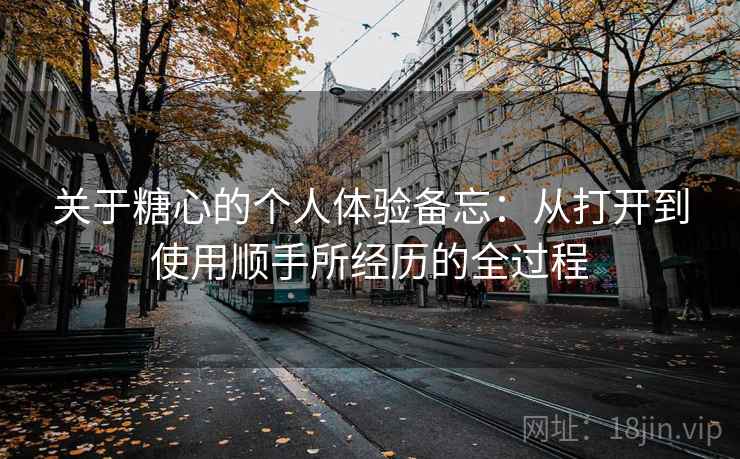 关于糖心的个人体验备忘:从打开到使用顺手所经历的全过程
